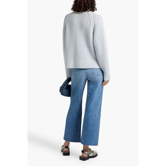 A.L.C. Women's Gray Cleveland Wool Alpaca Blend Button Front Cardigan Large NWOT - Picture 3 of 10